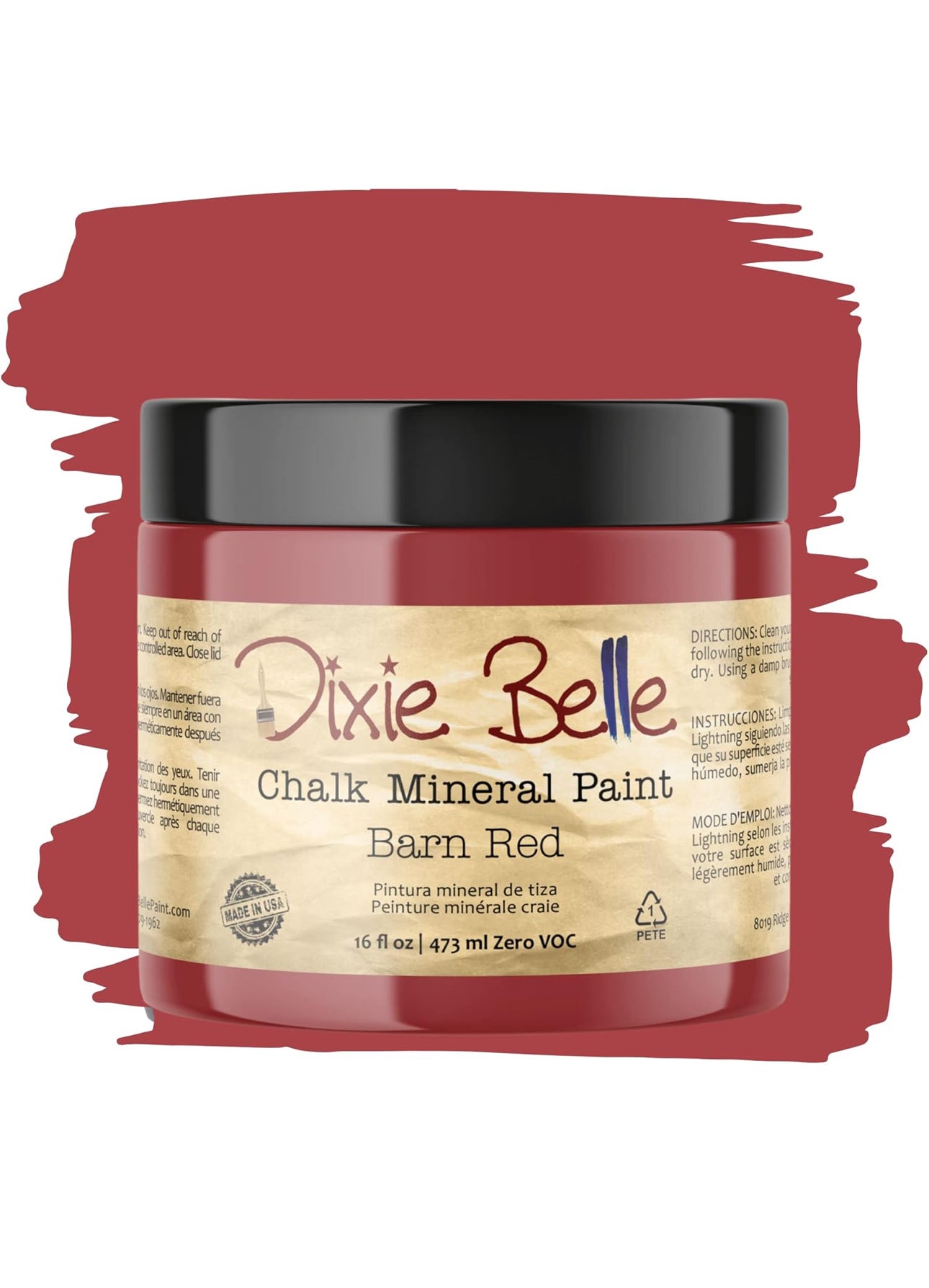 Dixie Belle Mineral Chalk Paint, Barn Red