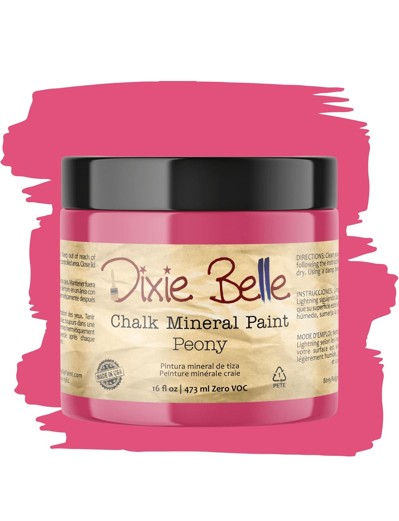 Dixie Belle Mineral Chalk Paint, Peony
