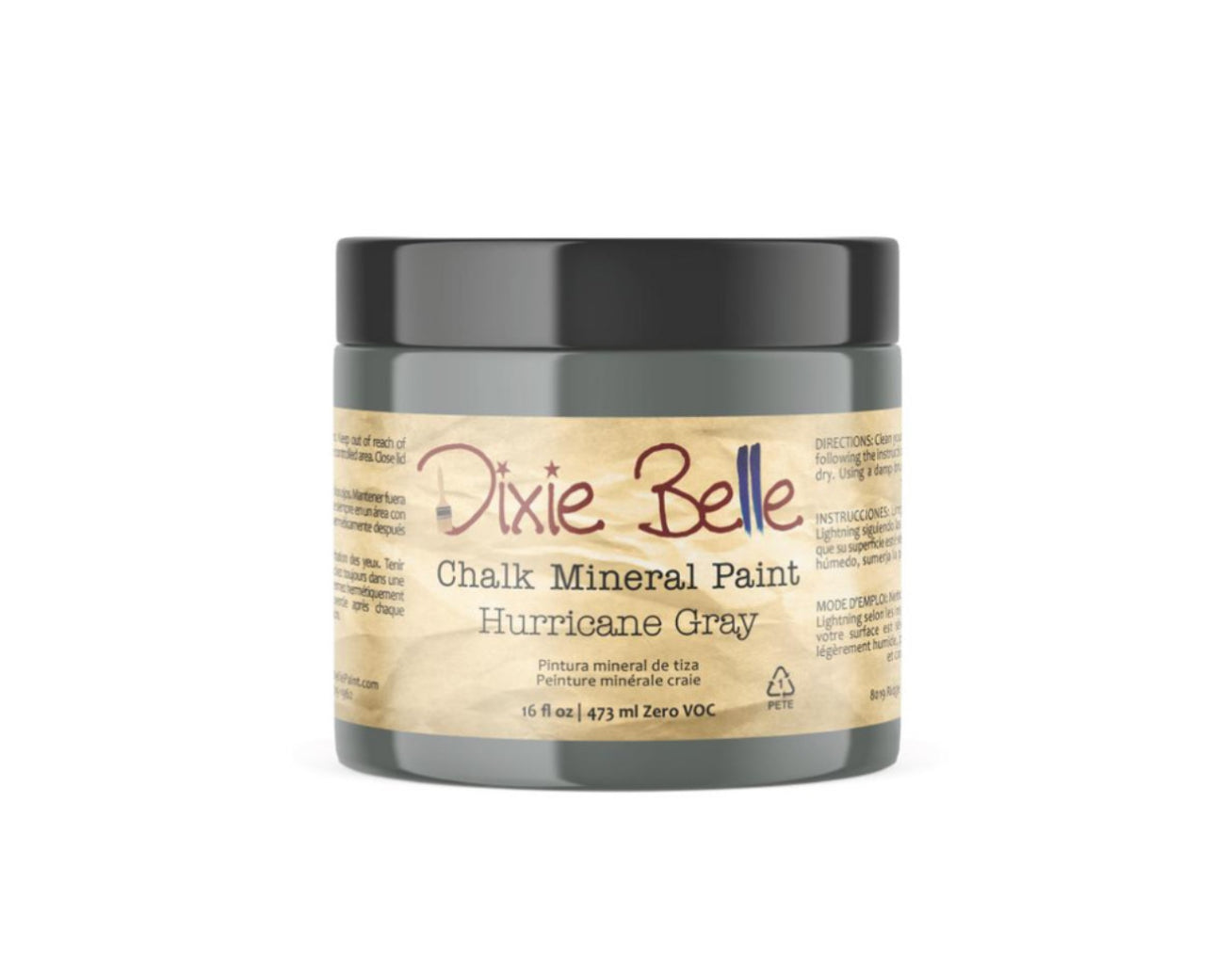 Dixie Belle Mineral Chalk Paint, Hurricane Gray