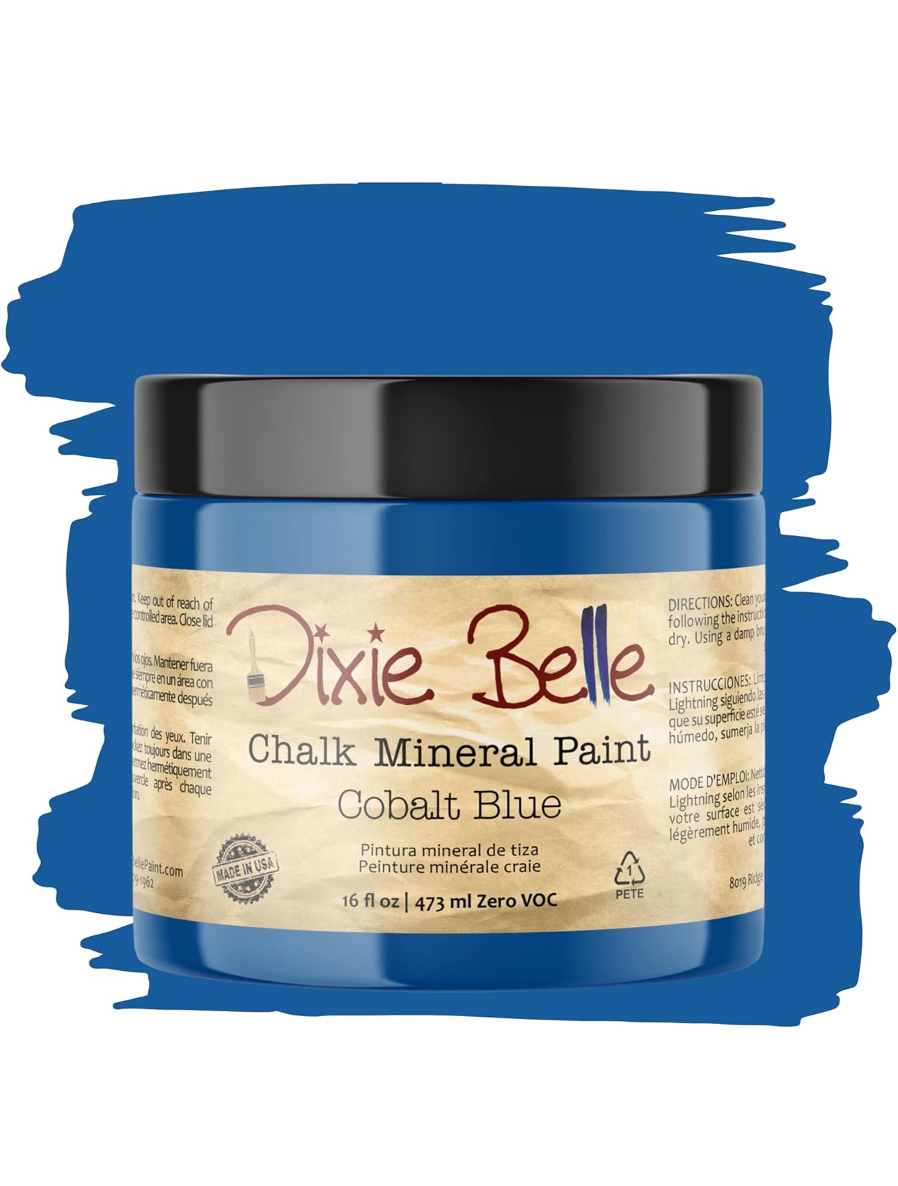 Dixie Belle Mineral Chalk Paint, Cobalt Blue