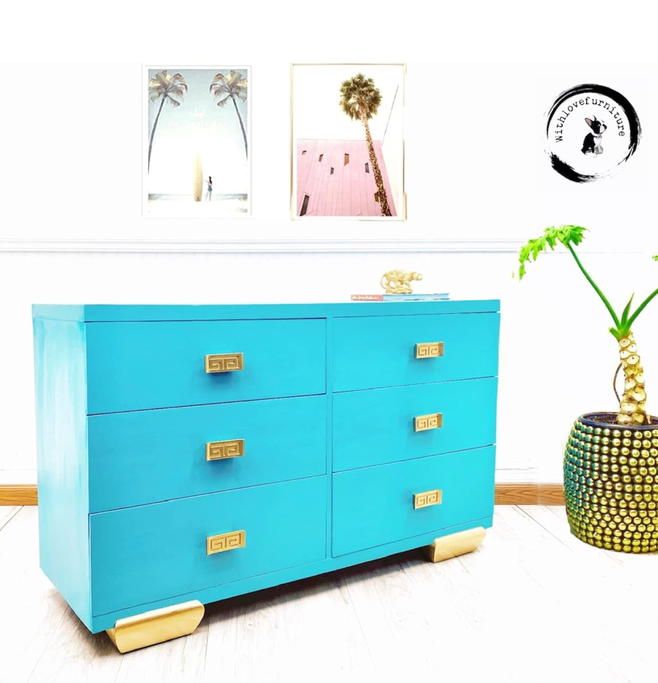 Dixie Belle Mineral Chalk Paint, Pure Ocean