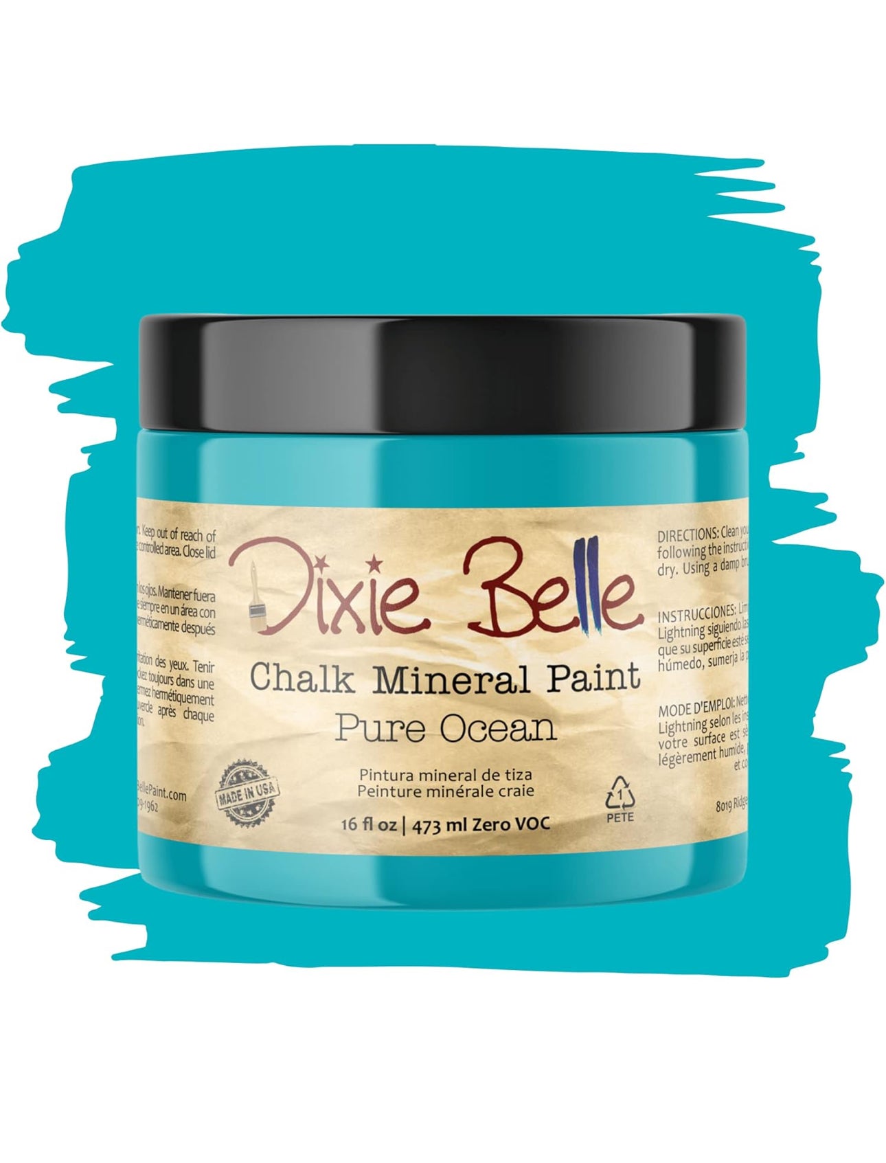Dixie Belle Mineral Chalk Paint, Pure Ocean