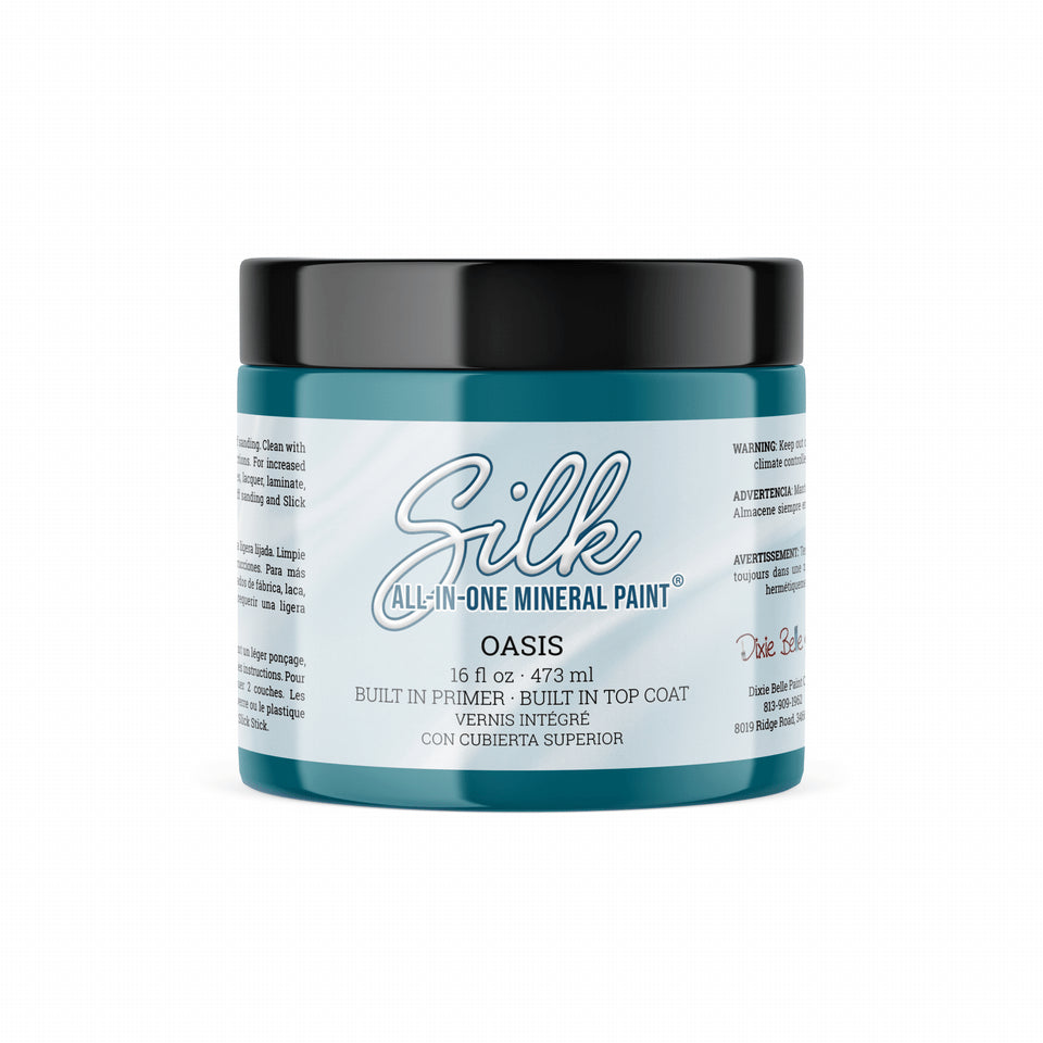 Oasis Silk All-In-One Mineral Paint, 16 Fl Oz