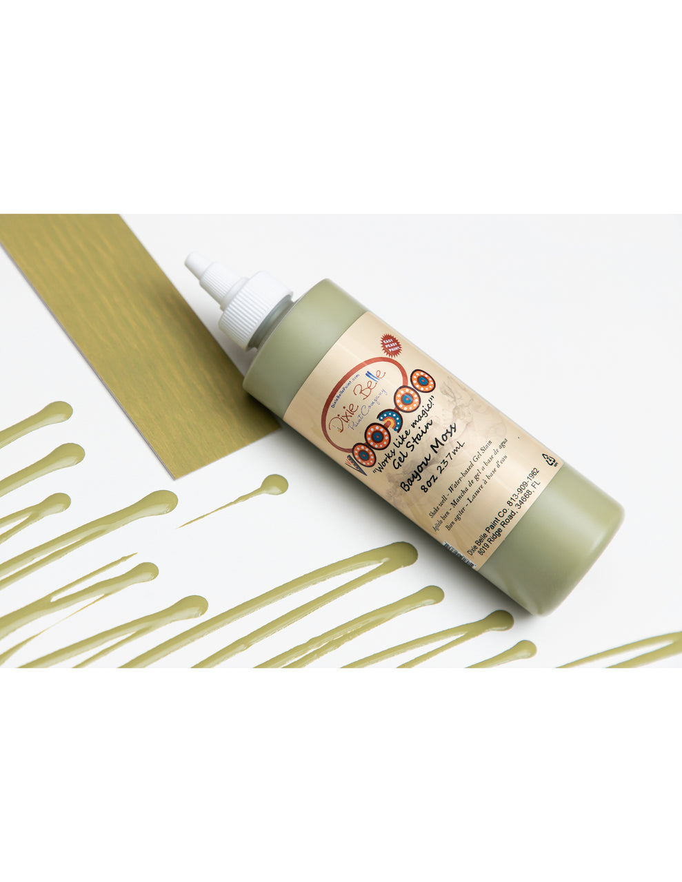 Dixie Belle VooDoo Gel Stain, Bayou Moss, 8 Oz