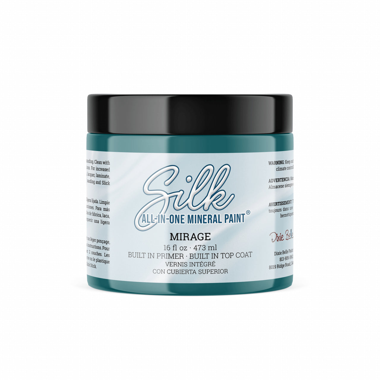 Mirage Silk All-In-One Mineral Paint, 16 Fl Oz